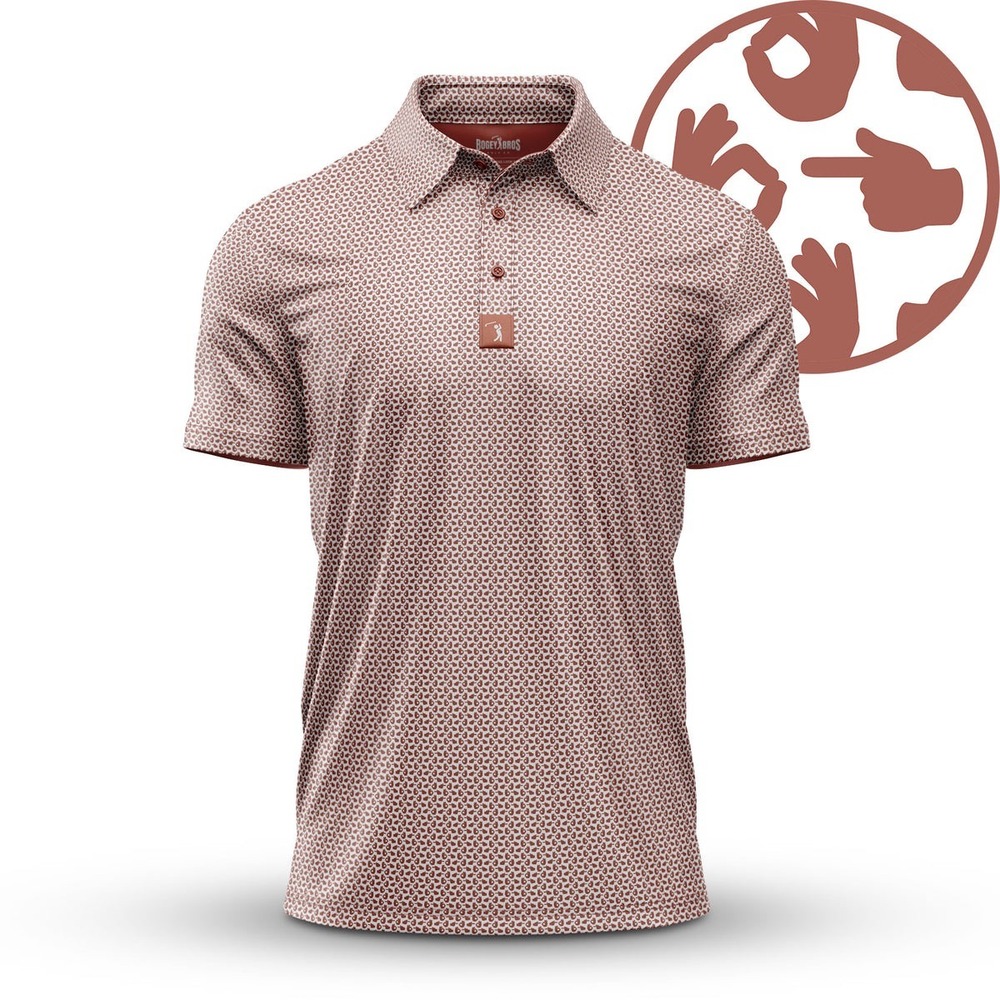 Bogey Bros Polo Shirt Men's XXL Get In The Hole Performance Golf Short Sleeve
